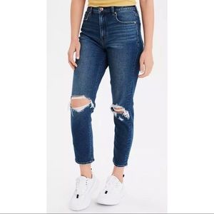 💙 AMERICAN EAGLE Stretch Mom Jean (plus size)